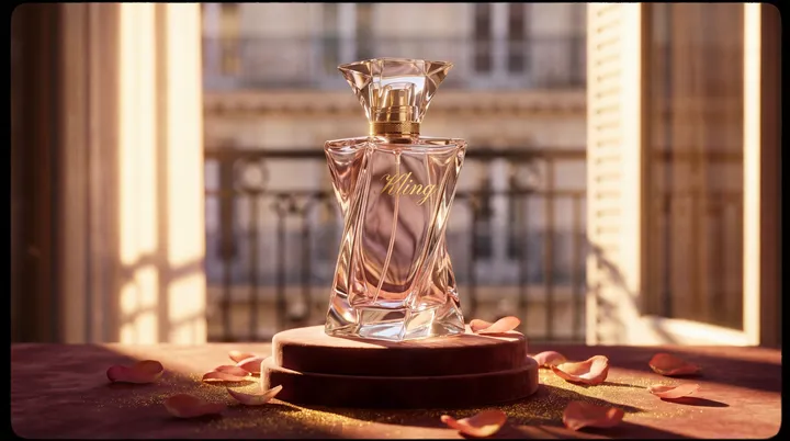 Kling VIDEO 3.0 UGC perfume video with native voiceover